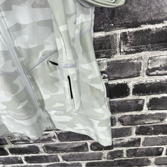 Lole Womens Gray Camo Essential Up Full-Zip Cardigan Jacket - size XS - Picture 4 of 9